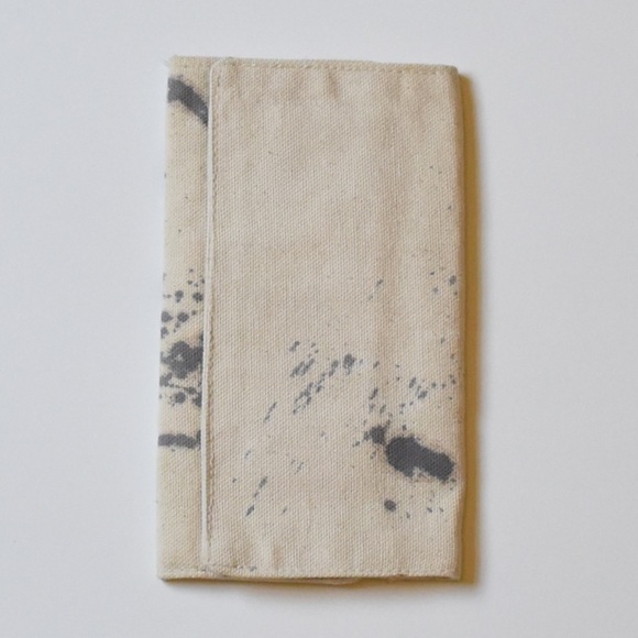 Wallet trifold paint splatter unique gift idea - Picture 1 of 6